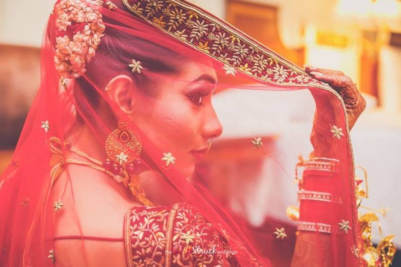 Lovely Indian Bride  Bridal makeup images, Indian wedding