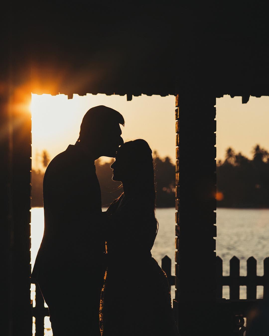 Silhouette Couple Stock Photos and Images - 123RF