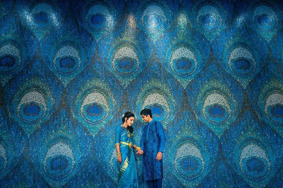 Jayapradha Bridal Saree in Blue - Saree Blouse Patterns