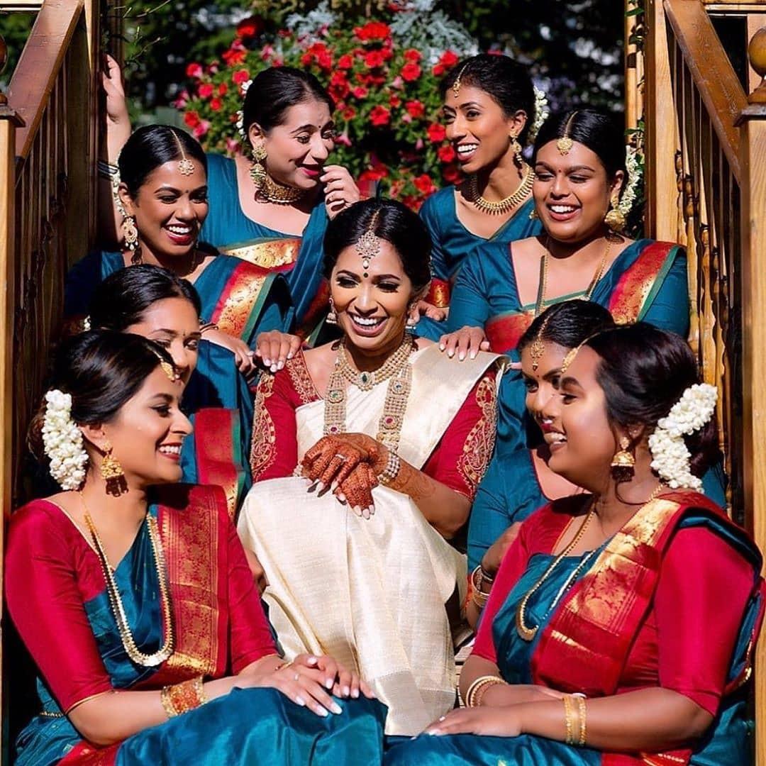 Sandal Color Silver – Wedding/Bridal Silk Saree | Rainbow Silks Sarees