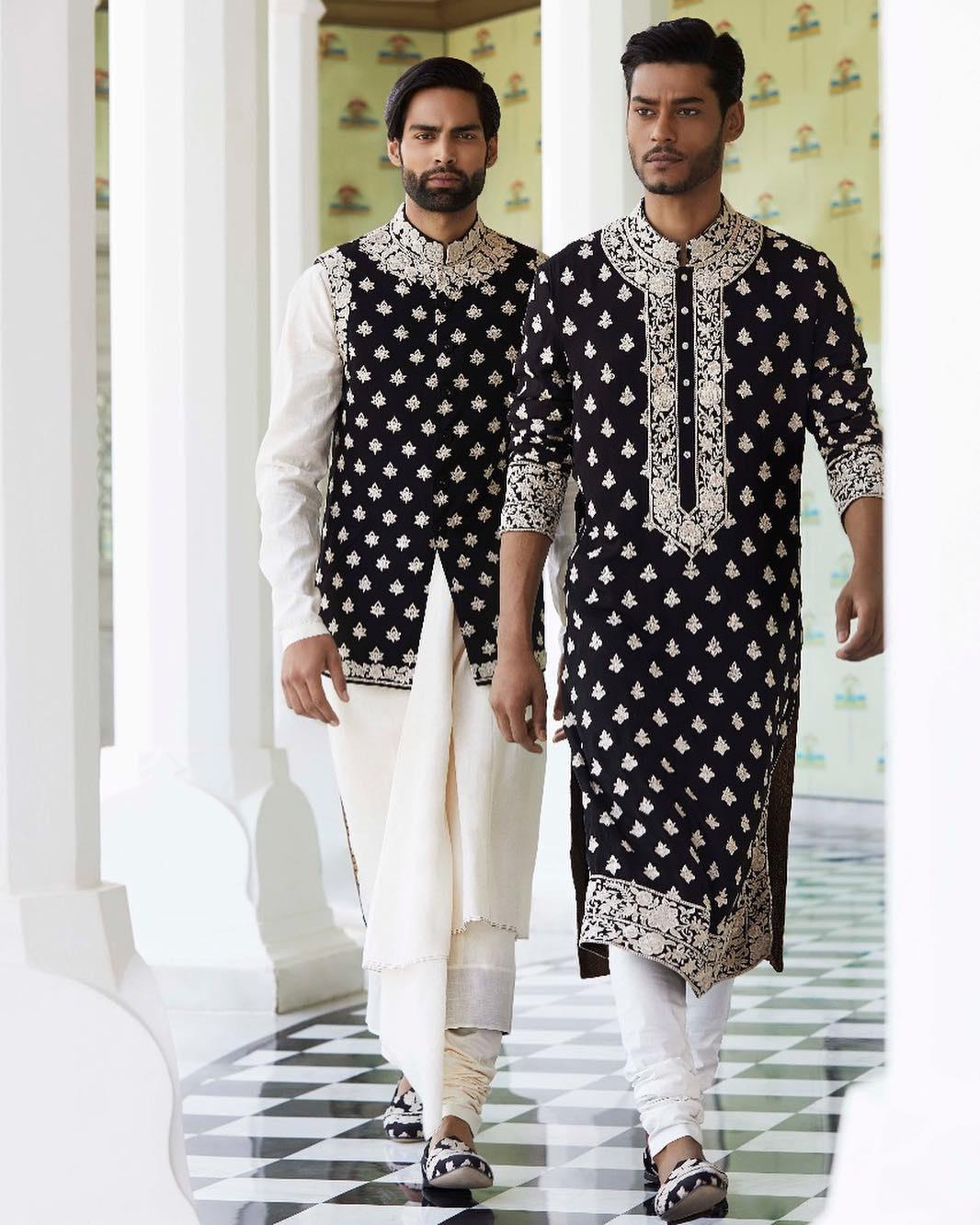 Black Kurta Pajama for Men Kurta Pajama for Men That Are Trending