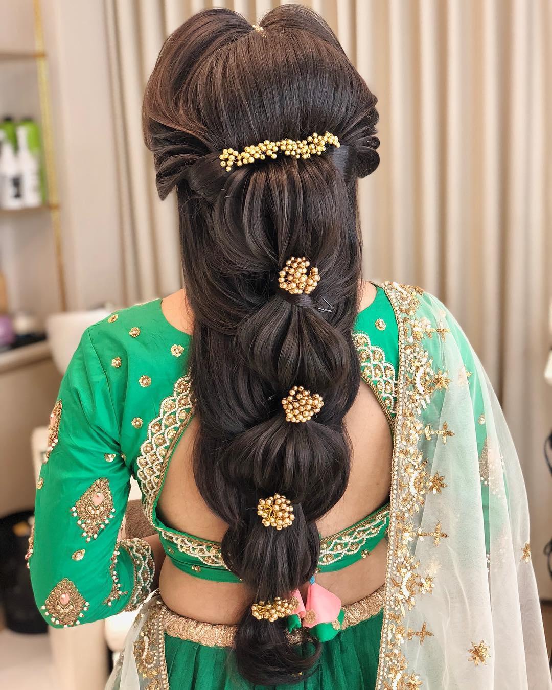 25+ Indian Wedding Hairstyles for Long Hair - Tata Capital Blog