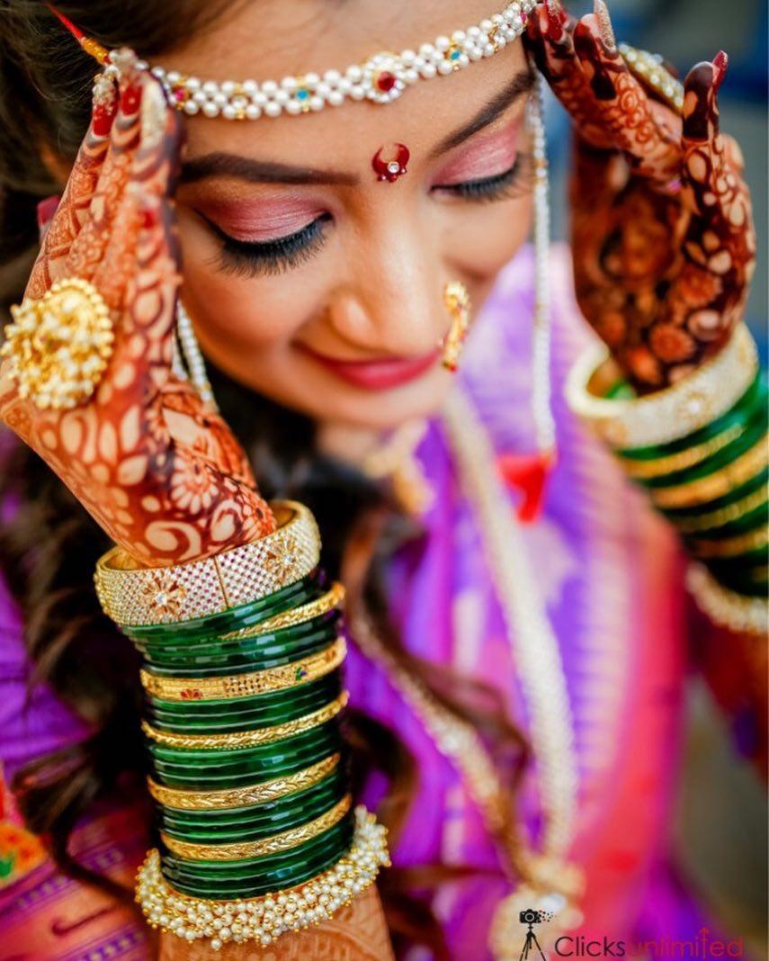 Khopa hairstyle on Peshwai bridal look 😍 Makeup & Hair by_  @asmita_gaikwad_makeupartist Bride _ @dr.awanipaithankar #indianmakeup  #makeup... | By Makeup Bar By AsmitaFacebook