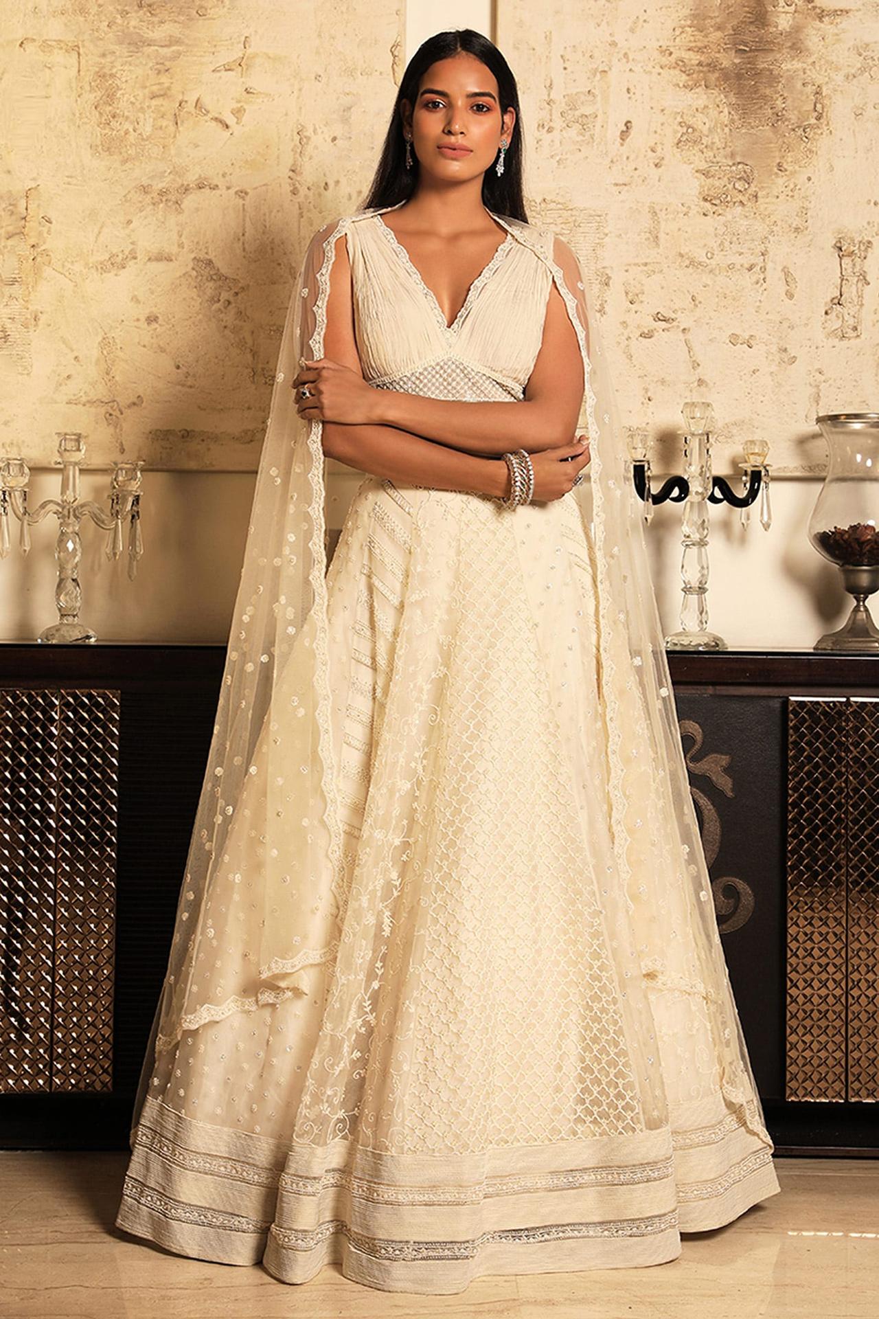 Indian Brides Who Rocked White Lehengas On Their Wedding | Pakistani bridal  dresses, Asian bridal dresses, Bridal dress design