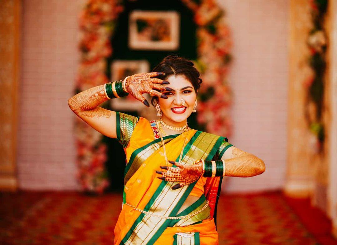 87997 maharashtrian brides click vlick photography and film nailing the gleeful bridal look