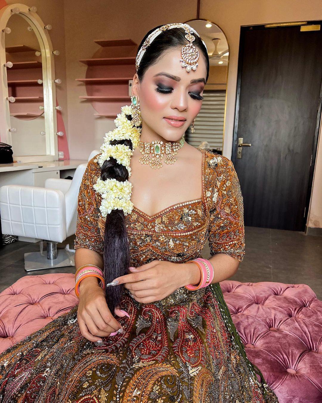 Pretty gajra hairstyle bun for your wedding #wedmegood #indianweddings # # gajra #hairstyle #bri… | Indian bridal hairstyles, Trendy wedding hairstyles,  Bridal hair