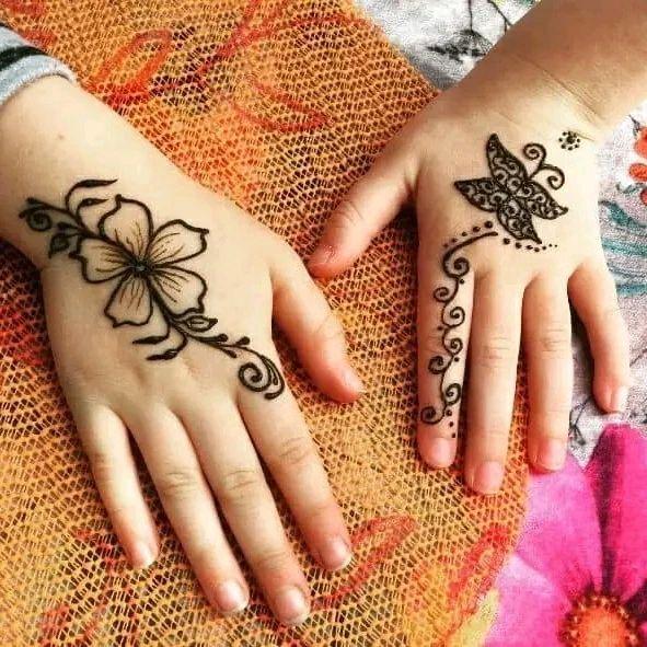 Cute And Simple Mehndi Design For Girls #hennadesigns This Is Very Simple  And Cu... 2023