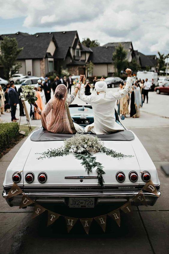 Wedding Car Decoration: 36+ Marriage Car Flower Decor Images