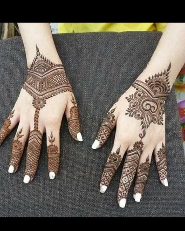 full finger mehndi design