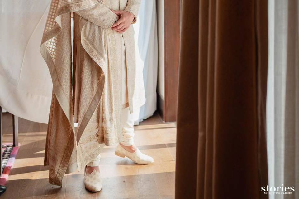 Buy Jodhpuri Suit Khaki Coat Pant Indian Designer Wedding Online in India -  Etsy | Groom dress men, Wedding dresses men indian, Men stylish dress