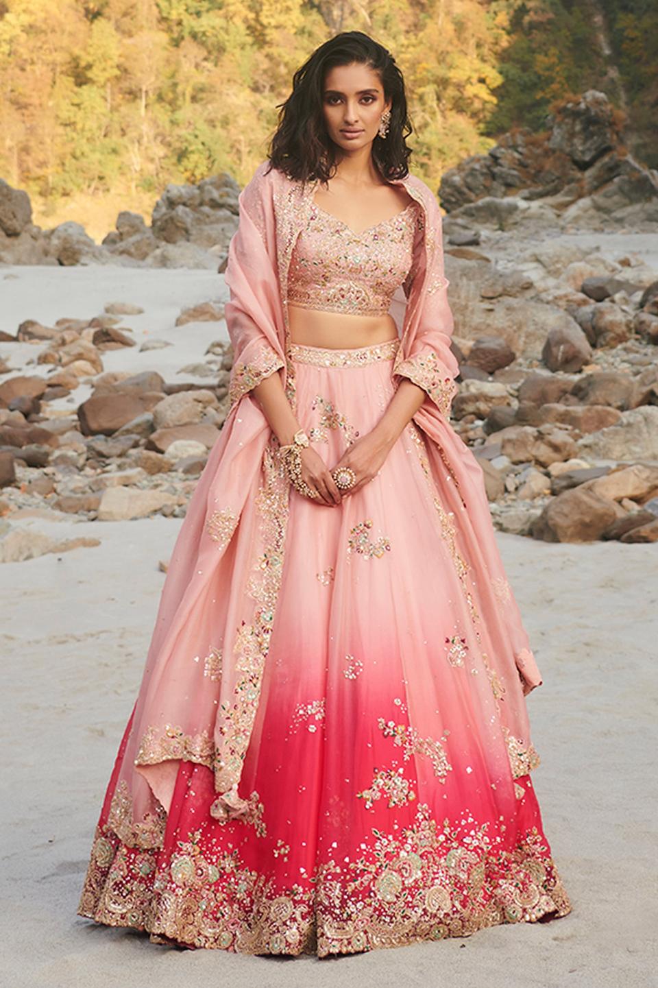 50 Pink Bridal Lehengas For Your Wedding Outfit Inspiration 