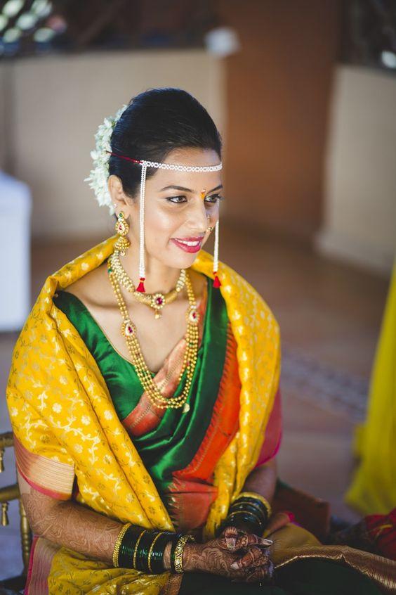 Portrait of a Bride in her Traditional Wedding Dress · Free Stock Photo
