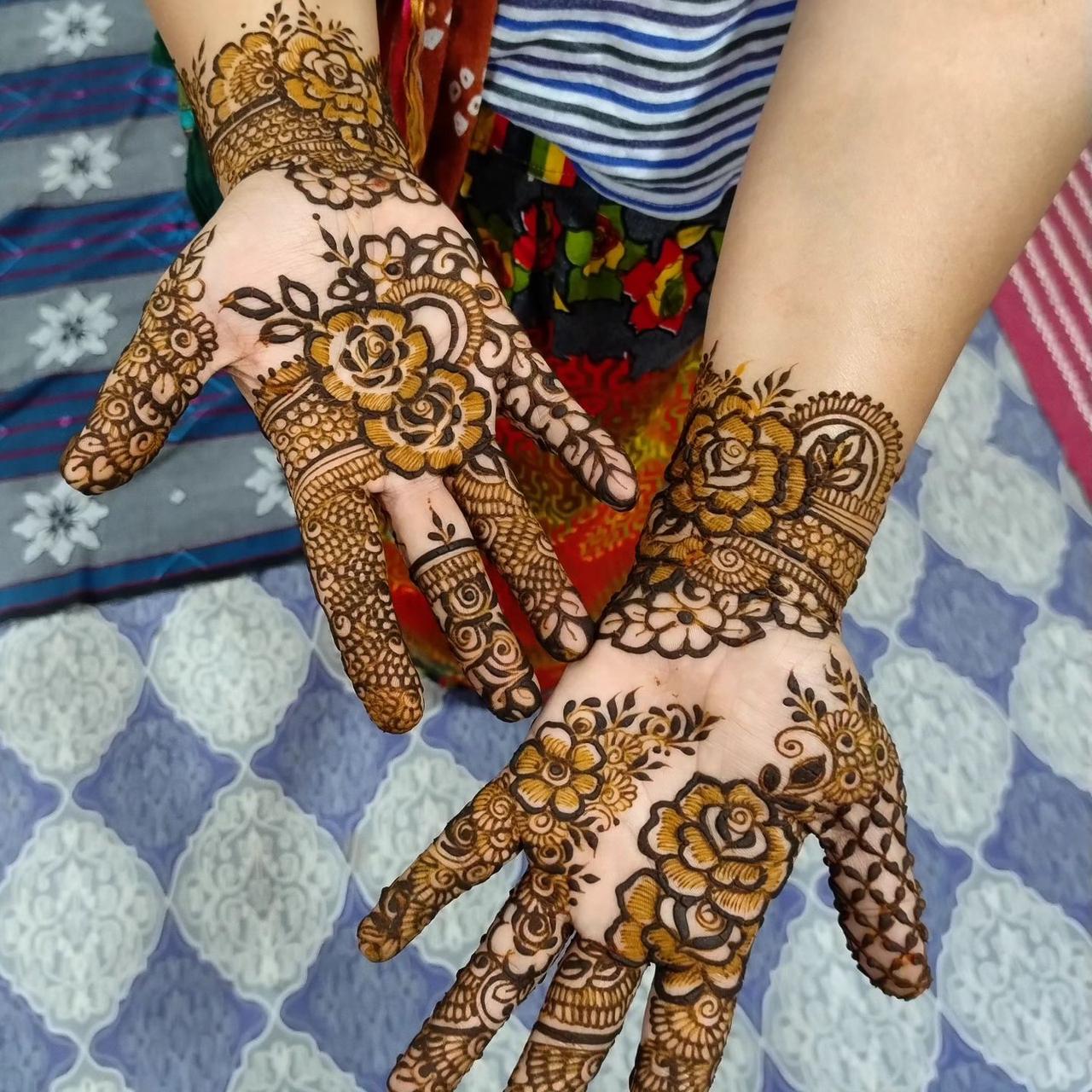 arabic henna mehndi design