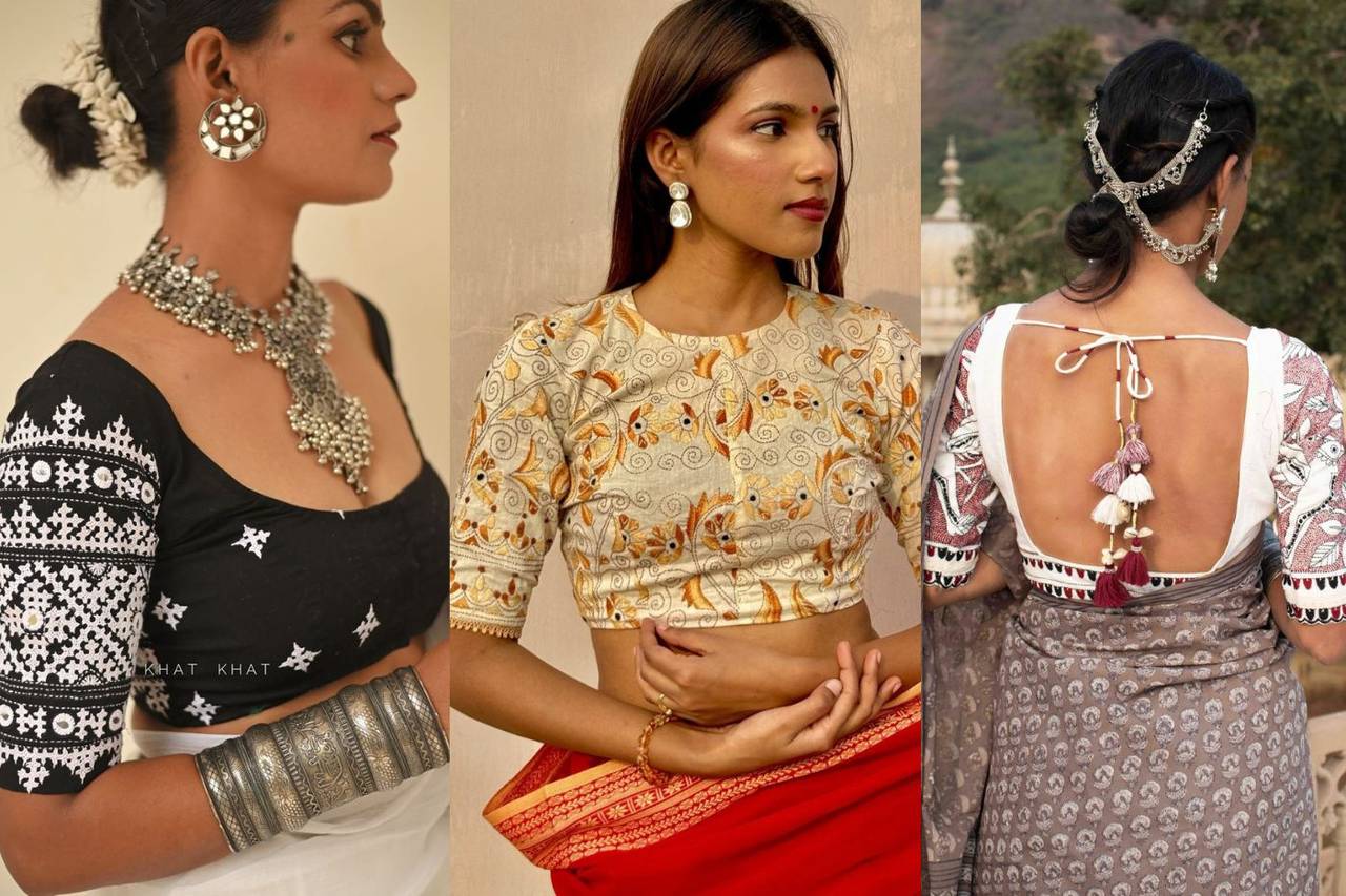 25 Cotton Saree Blouse Designs to Upgrade Your Traditional Wardrobe