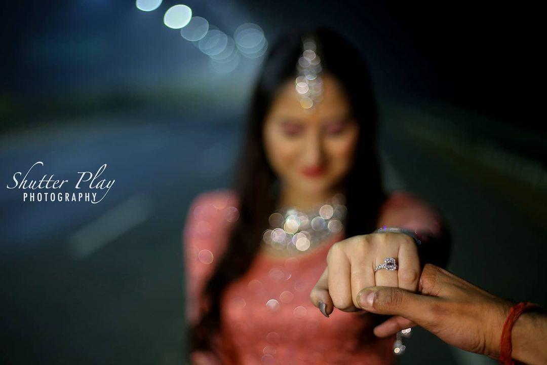 Engagement Look For Bride In Saree 2024 | atnitribes.org