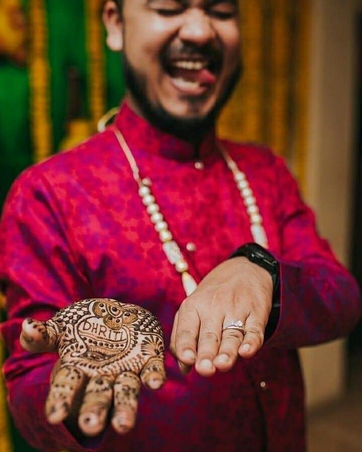 Meet the Real Grooms Who Left Everyone in Awe with Their Mehendi Designs! |  WeddingBazaar