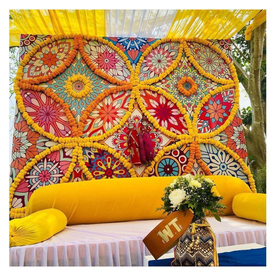 Punjabi Theme Mehndi Decor Ideas & Props - DST International