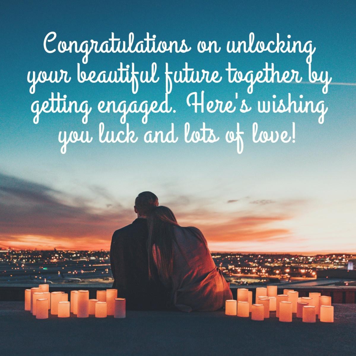 engagement wishes images