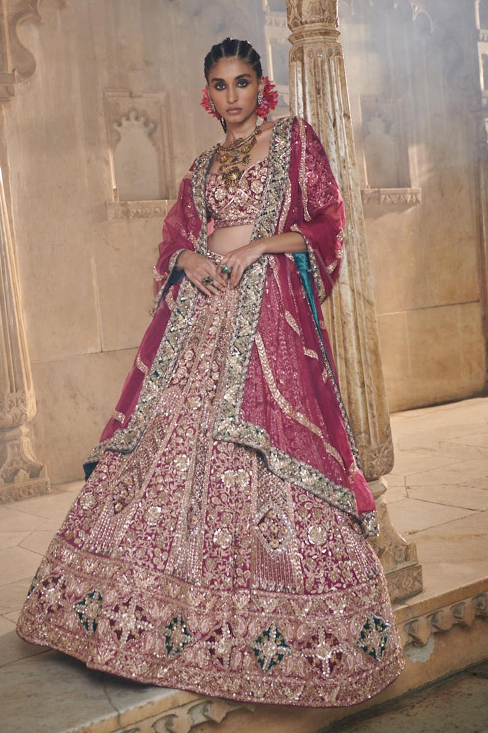 50+ Pink Bridal Lehengas For Your Wedding Outfit Inspiration