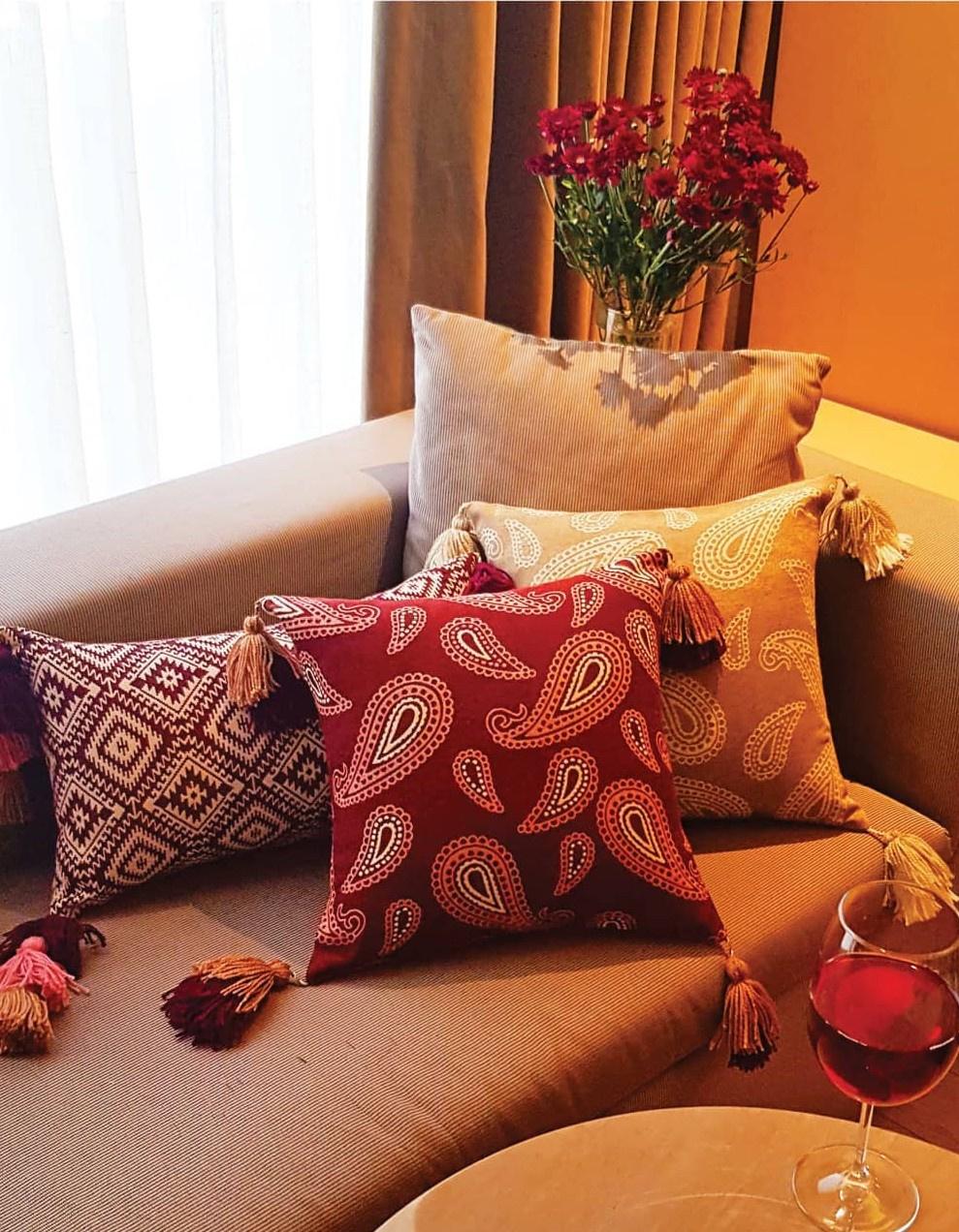 Indian Prints For Diwali Sofa Cushions