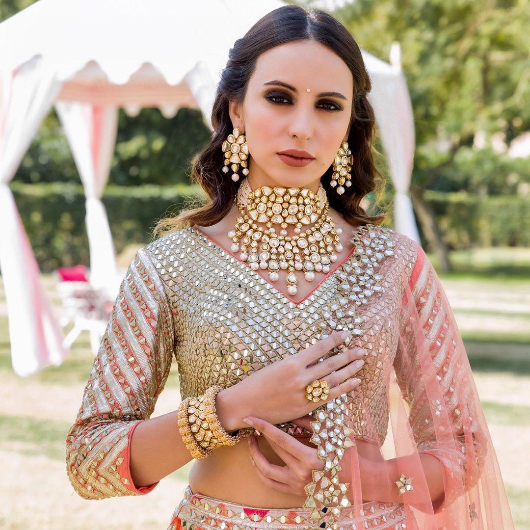 Pin-worthy Mirror Work Blouse Designs for Brides & Her Tribe