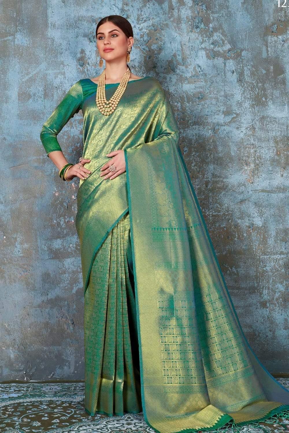 Green and Maroon Pure Silk Saree Weight Silk Saree Wedding Silk Soft Silk  Saree Kanchipuram Silk Saree Silk Mark Certified, Bridal - Etsy Finland