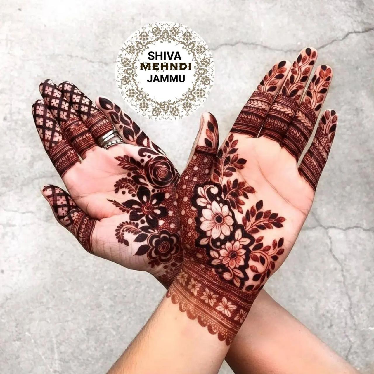 Mehndi Inspired Nail Art • Indian Design - YouTube