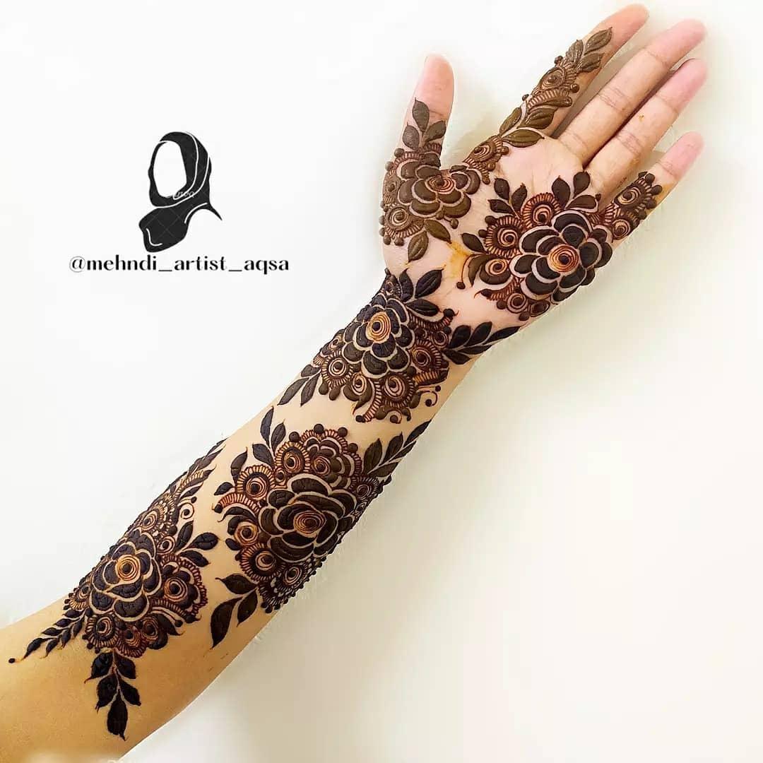 Best And Simple Arabic Mehandi Designs: 2019–2020! | by Riya Jain | Medium