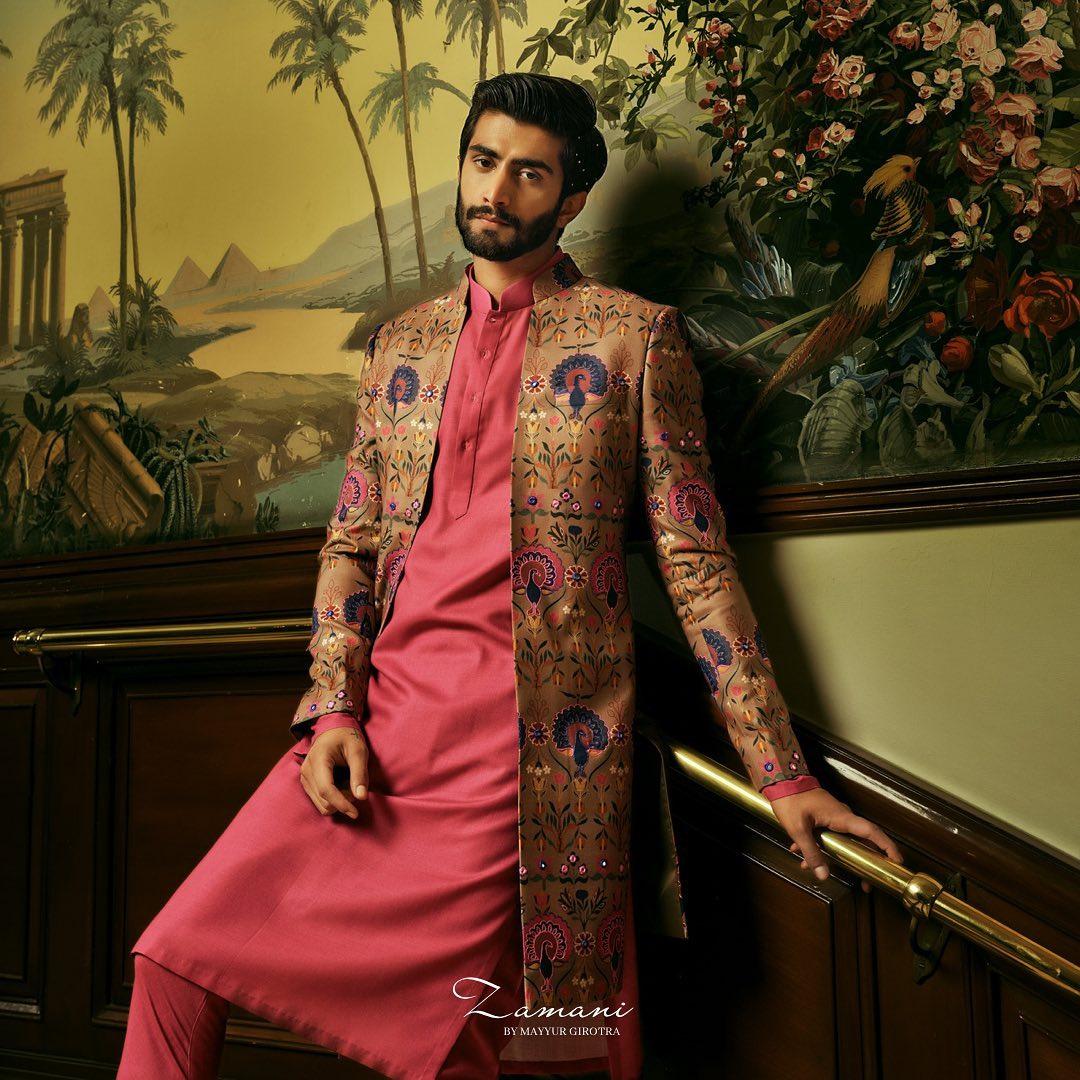 Buy Indian Designer Mens Wedding Wear Achkan Geen Indowestern for Royal  Suits Plus Size Ethnic Rajasthani Dress/jodhpuri Style Sherwani for Men  Online in India - Etsy