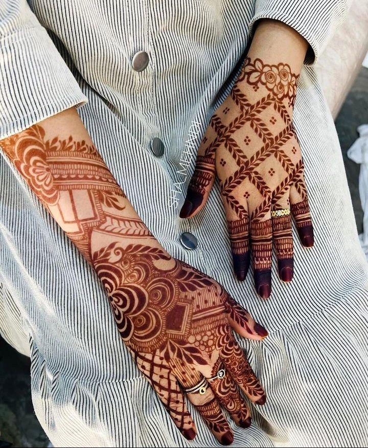 Simple And Easy Latest Mehndi Designs 2020 For Front And Back Hand 2023