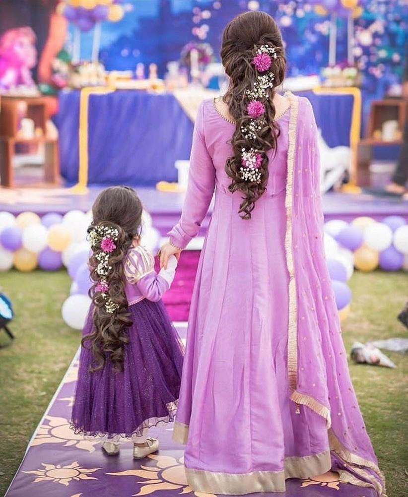 Matching mother daughter dresses for wedding hotsell