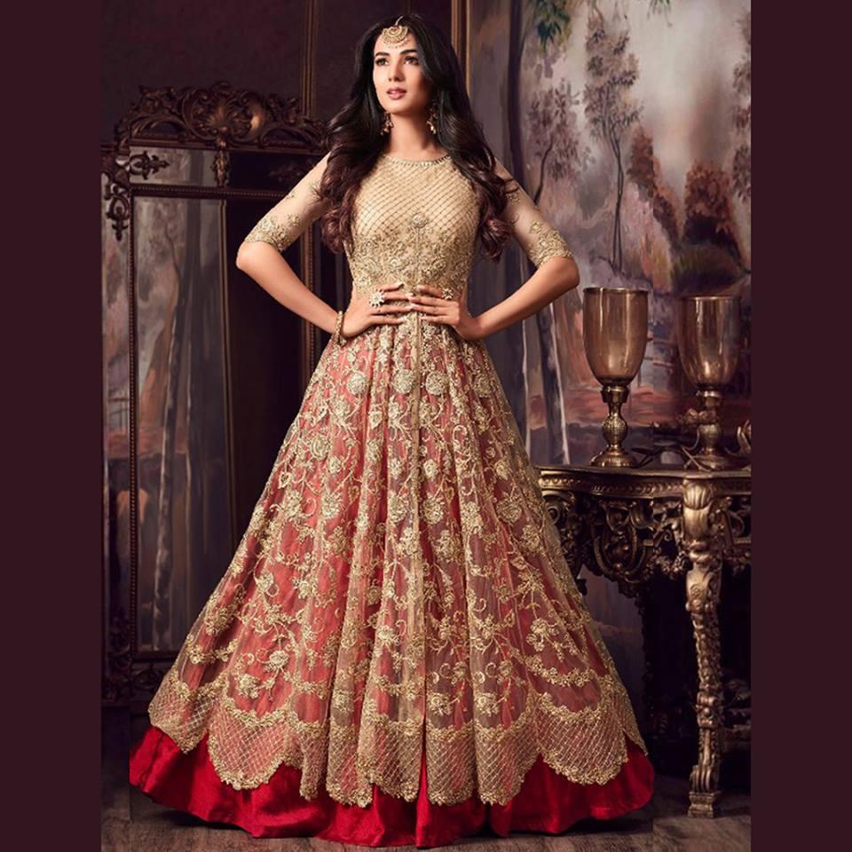 Cheap indian outlet bridal dresses