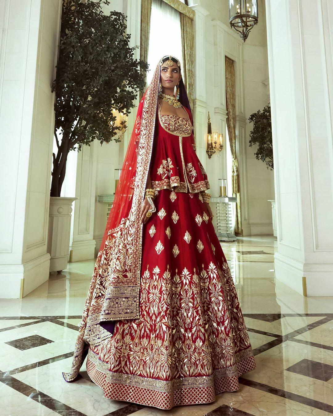 lehenga red colour