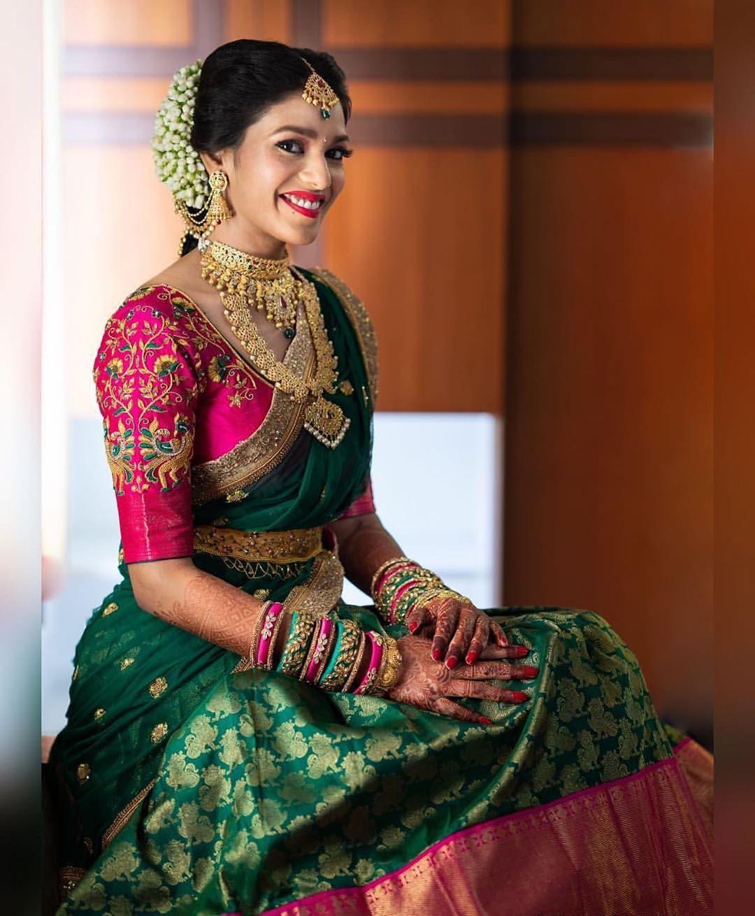 Lacha Saree Lehenga Choli Bridal Fashion - Buy Lacha Saree Lehenga Choli  Bridal Fashion online in India