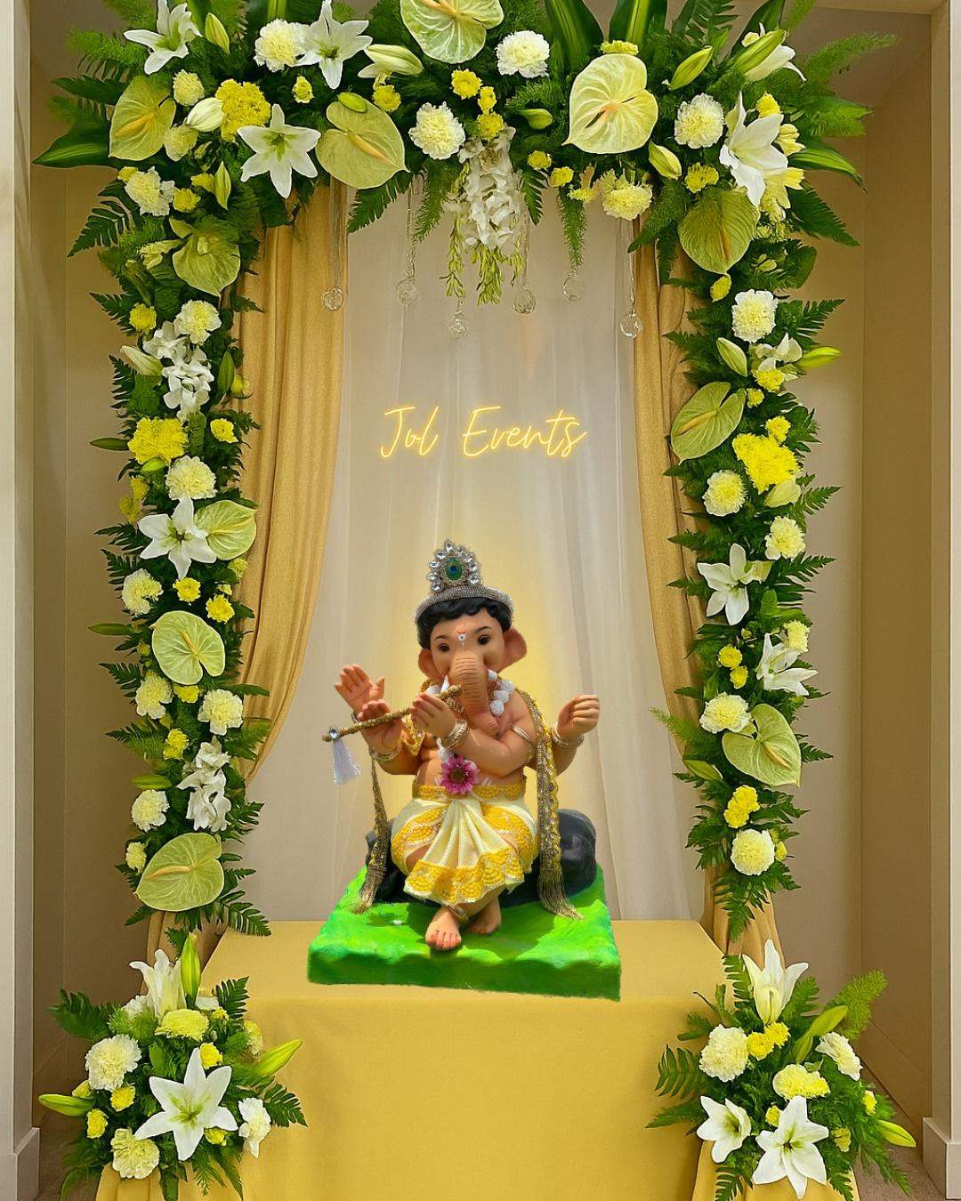Ganesh Chaturthi Decoration Ideas at Office