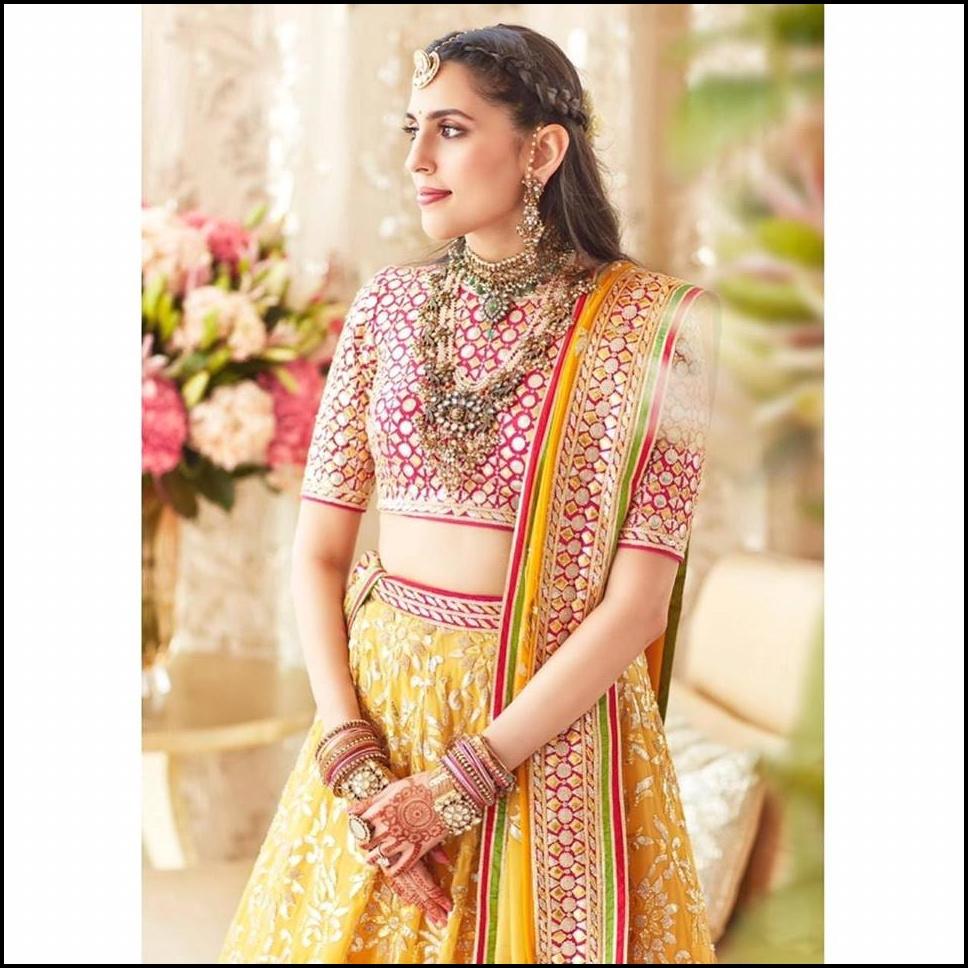 Shop Yellow Gota Patti Lehenga for Women Online from India's Luxury  Designers 2024