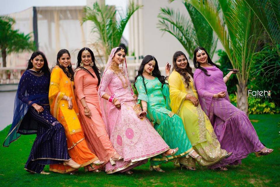punjabi churidar suit