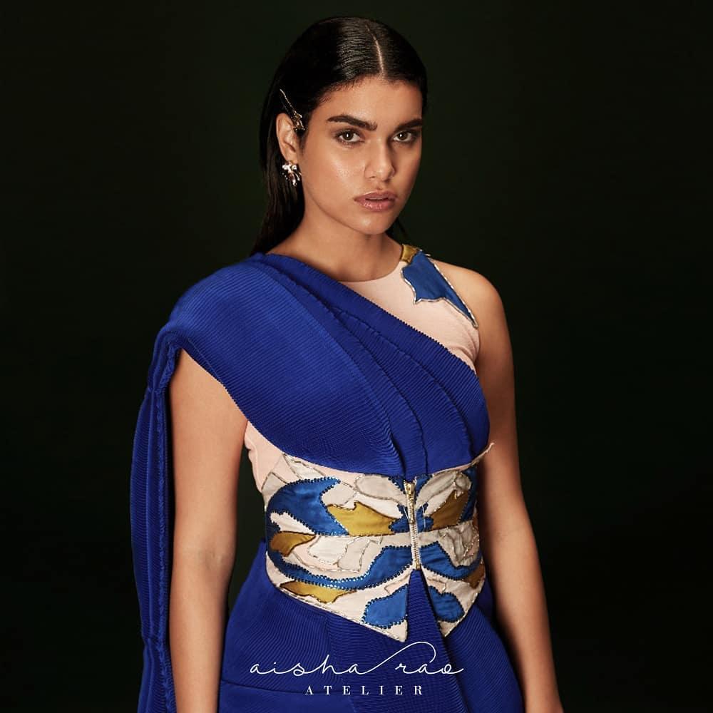 Jahaan Shalaka - Indo western saree look for our Gorgeous