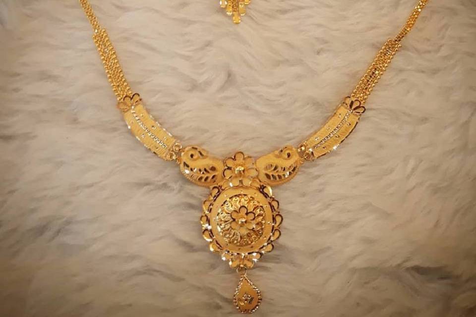 Light Weight Gold Necklaces | Art of Gold Jewellery, Coimbatore