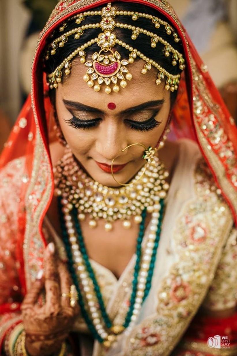 Indian Matha Patti Bridal Goals  Indian head jewelry, Head chain