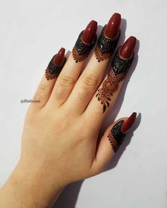 Top 150+ Finger Mehndi Design - Best Mehndi Designs