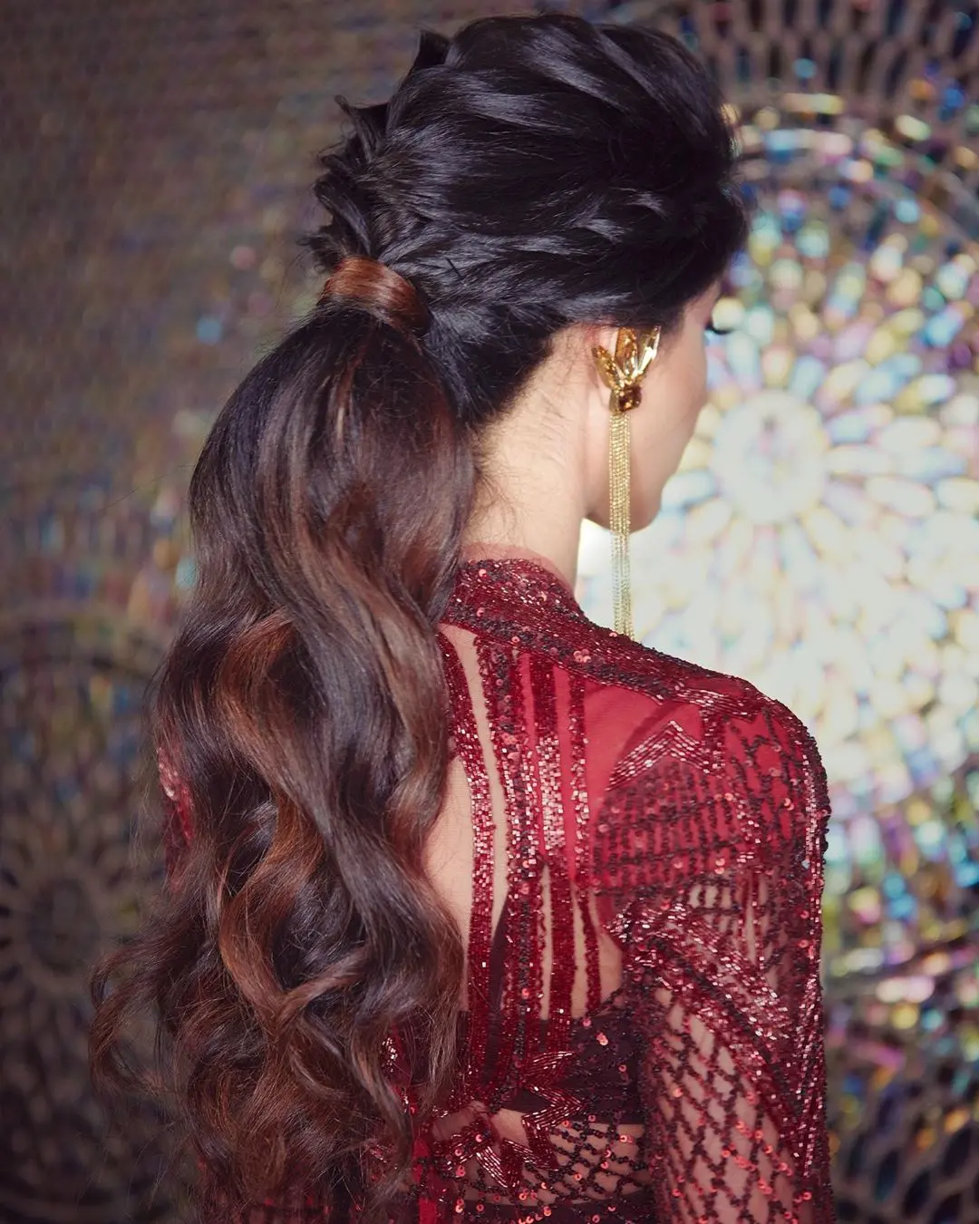 cocktail party hairstyles for long hair