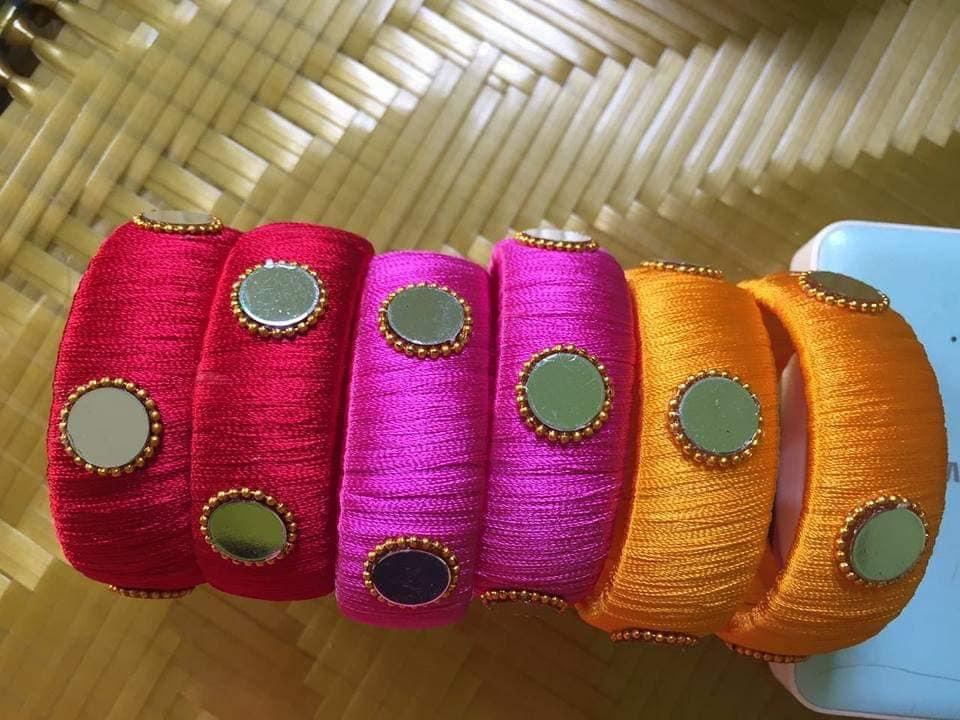 silk thread bangles 