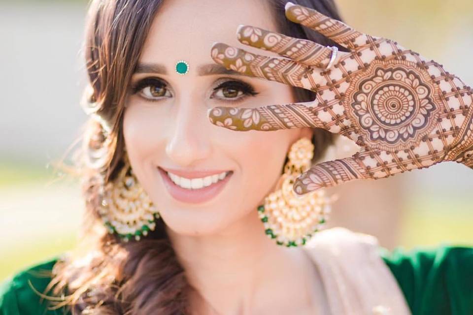 Bridal mehndi design - YouTube