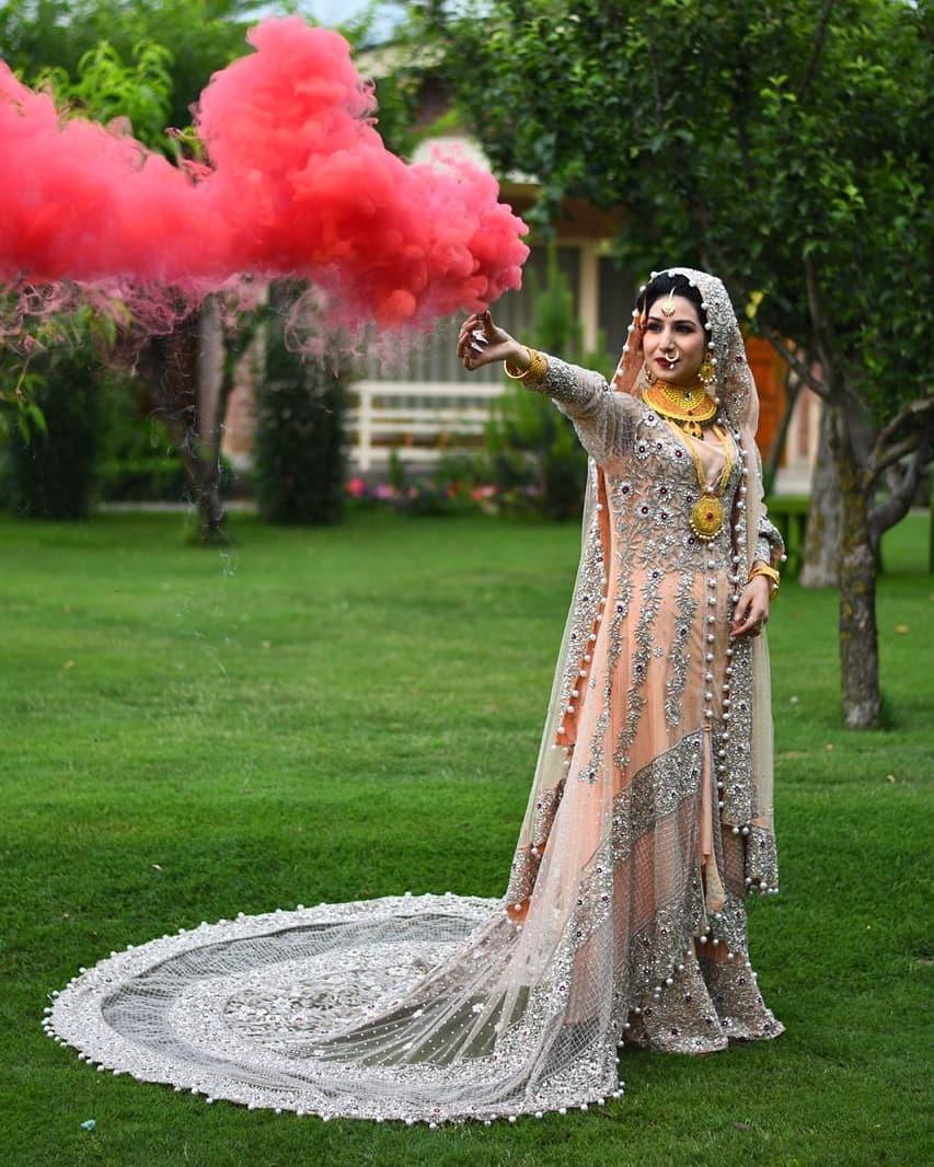 Long Trail Frock for Wedding in Red Color N7054  Beautiful bridal dresses  Pakistani bridal wear Pakistani bridal dresses