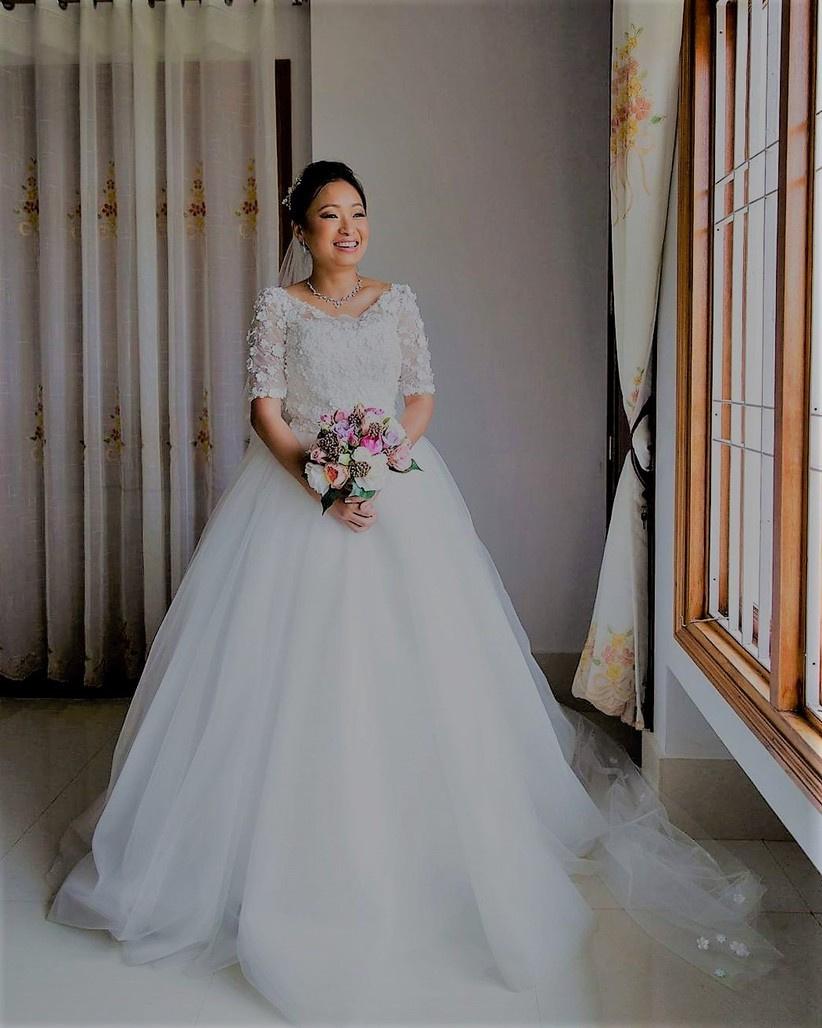 Photos of princess with white clearance dress