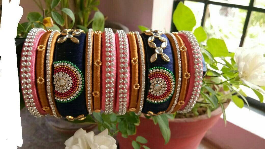 silk thread bangles 