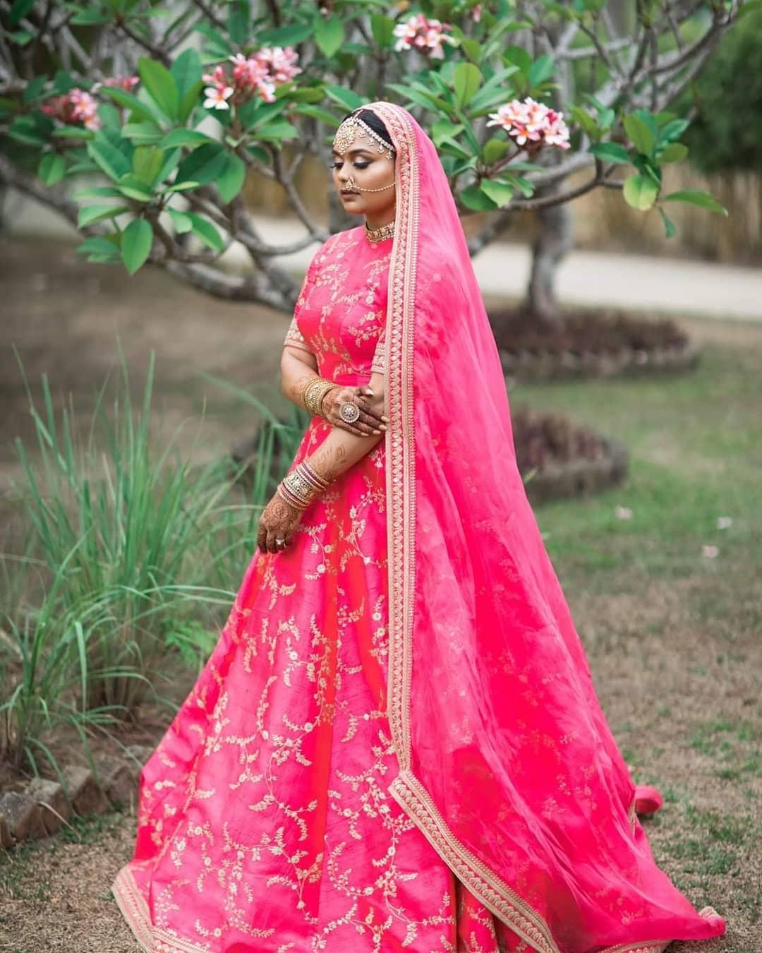 84229 neon lehenga designs zohaibali uk neon pink