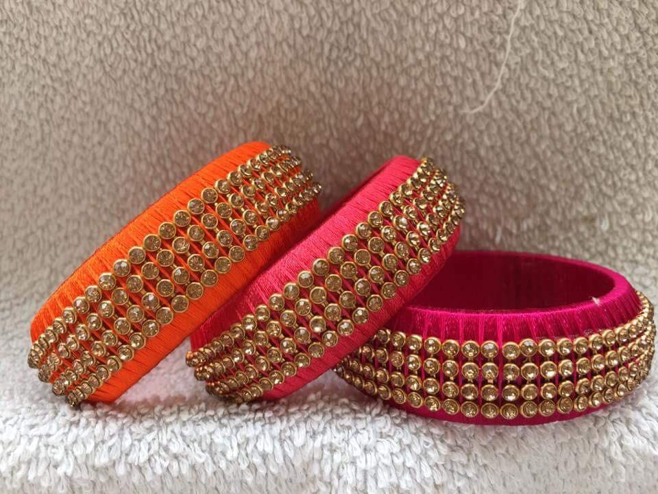 silk thread bangles 