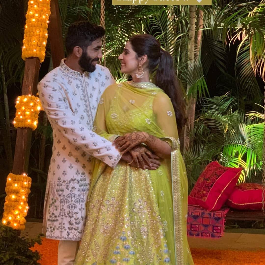 Inside Jasprit Bumrah And Sanjana Ganesan's Wedding